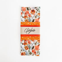 Load image into Gallery viewer, Golden Floral Food Wrap Set of 3
